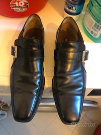 Scarpe eleganti Fratelli Rossetti nere con fibbia