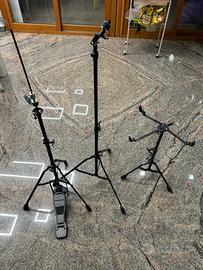 Aste per batteria neri