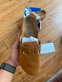 Birkenstock Boston plantare morbido Pelle Mink 39
