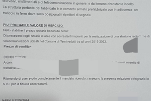 Terreno a Miranda con impianti per trasmissione