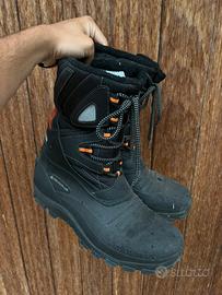 Scarponi da neve imbottiti da uomo neri Deltaplus