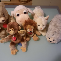 6 Peluche animali