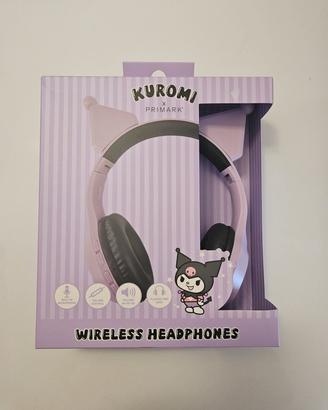 Cuffie Sanrio Kuromi lilla sovraurali sigillate
