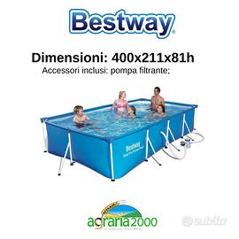 Bestway set piscina fuori terra 400x211x81h