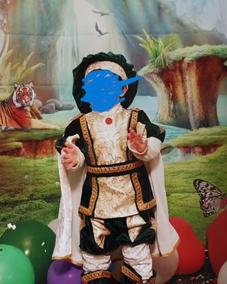 vestito di carnevale  principe bambini di 2 anni