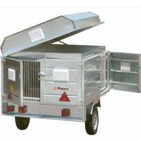 carrello per trasporto cani 