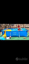 piscina 4x2 piu pompa filtro flowclear
