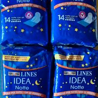 Assorbenti Lines Idea Notte con ali - 6 pacchi