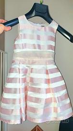 Abito bambina Nucleo Kids - Elegante a righe rosa