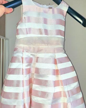 Abito bambina Nucleo Kids - Elegante a righe rosa