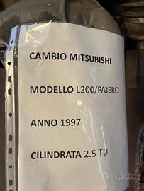 Cambio Mitsubishi L200/Pajero