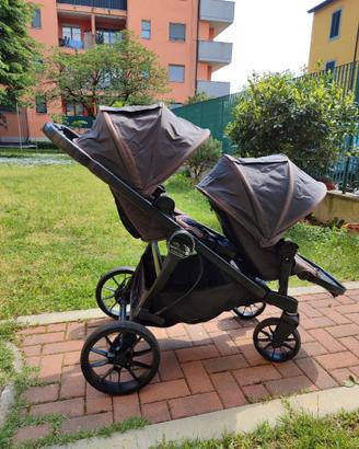 Passeggino gemellare fratellare