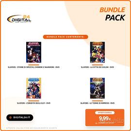 bundle pack slayers 4 dvd nuovi