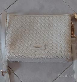 Borsa a tracolla Primadonna 21x16 cm bianca 