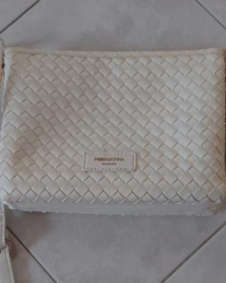 Borsa a tracolla Primadonna 21x16 cm bianca 