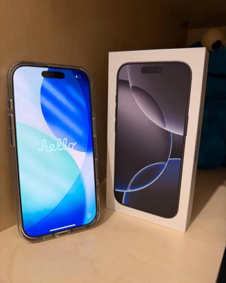 IPHONE 16 PRO 128 GB CON SCATOLO E FATTURA