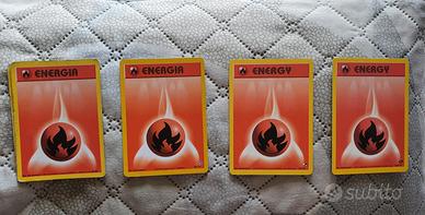 carta Pokemon Energia Fuoco BS 98/NG 107/GH CG 128