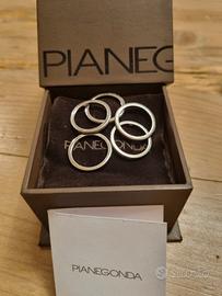 Anello 5 fedine Pianegonda serie Love Bond argento