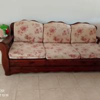 Divano 3 posti e letto matrimoniale