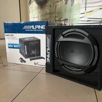 Subwoofer attivo alpine swd-335