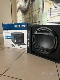 Subwoofer attivo alpine swd-335