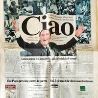 Il messaggero 26 febbraio 2003 morte Alberto Sordi