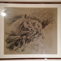 Quadro "Cavalli" di Augusto Antonelli