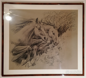 Quadro "Cavalli" di Augusto Antonelli