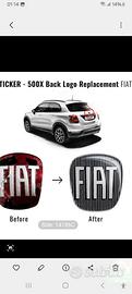 Logo in 3d per fiat