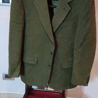 giacca da uomo verde spigata taglia L