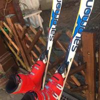 Sci Salomon junior e Scarponi Head