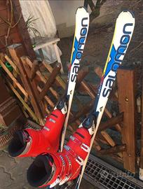 Sci Salomon junior e Scarponi Head