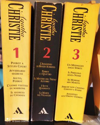 Agatha Christie – 3 volumi Mondadori 1995-96