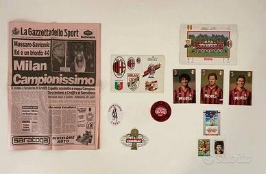 Memorabilia A.C. Milan 1990-1994: Gazzetta Storica