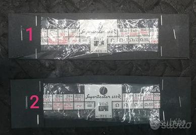 RICAMBI ICE 680R Targhetta indicazioni di portate