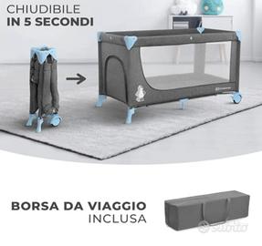 Lettino valigia kinderkraft