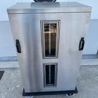 Carrello armadiato porta vassoi in acciaio inox