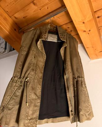 Giacca Zara Trafaluc Collection verde militare