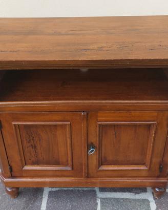 Mobiletto porta TV in legno massello