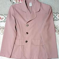 Tailleur donna 3 pezzi rosa elegante