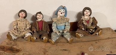 Bambole Thun dipinte a mano Vintage