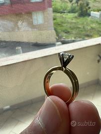 Anello con Diamante 1.09k