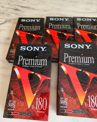 Videocassette VHS Sony Premium E-180