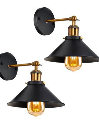 2 lampade da parete applique
