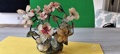 STUPENDO grande BONSAI  in GIADA Cinese