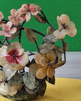 STUPENDO grande BONSAI  in GIADA Cinese
