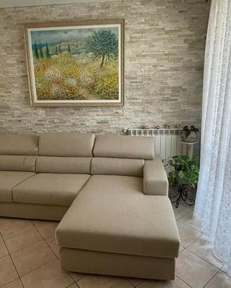 Divano angolare con penisola