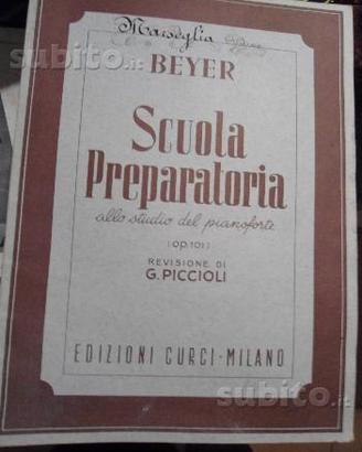 Beyer - scuola preparatoria per pianoforte