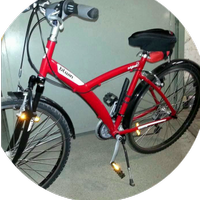 Bicicletta b twin rosso fuoco original 5