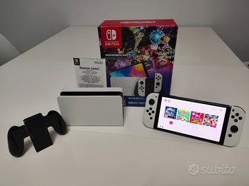 Nintendo Switch OLED bianca - condizioni perfette